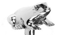 “Frederick Frog” Garden tap finished in bright fresh chrome “Frederick Frog” Garden tap finished in bright fresh chrome
