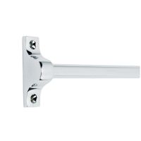 Bright Chrome One Bar Window Security Bright Chrome One Bar Window Security