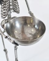 Chrome Skeleton Bowl Close up