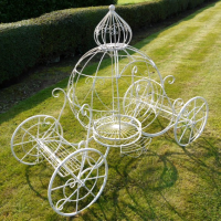 "Cinderella" Ornate Cartridge Planter in Use in the Garden