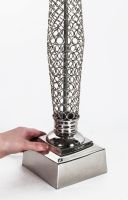 “Garrison Park” Circle Pattern Pillar Lamp 