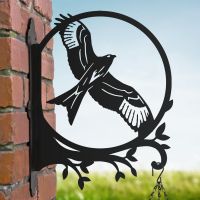 Hanging Basket Bracket with Circular Red Kite Topper