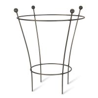 Circular Plant Support in Situ Created From Steel  Circular Plant Support in Situ Created From Steel