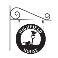 Close-Up of Circular Steel Robins Hanging House Name Sign Close-Up of Circular Steel Robins Hanging House Name Sign