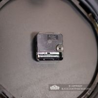 Close-up of the Battery Holder on the Back of the Clock Close-up of the Battery Holder on the Back of the Clock