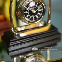 Close-up of the Black Wooden Base Close-up of the Black Wooden Base