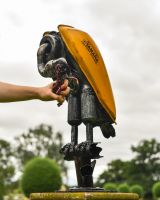 Scale image of scrap metal art sculpture