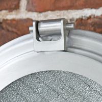 Close-up of the Opening on the Classic Bulk Head Style Wall Mounted Light
