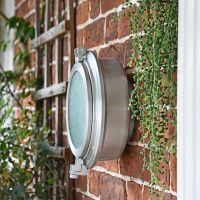 Side View of the Classic Bulk Head Style Wall Mounted Light