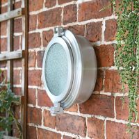 Classic Bulk Head Style Wall Mounted Light on a the Front of a House