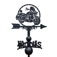 Weathervane with Triumph Motorbike Design Weathervane with Triumph Motorbike Design