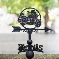 Triumph Motorbike Weathervane in the Garden Triumph Motorbike Weathervane in the Garden