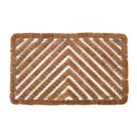 Classic Wire Brush Door Mat in Brown