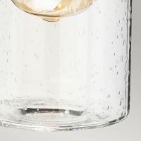 Clear Glass Bathroom Light