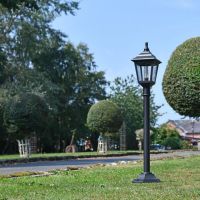"Clifton" Miniature Lamp Post in Situ in a Garden