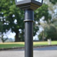 close-up of the Pole on the "Clifton" Miniature Lamp Post