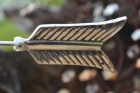 Close-up of the Fletch on the End of the Arrow