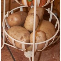 Close-up of the Bottom Basket