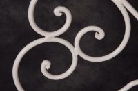 “Evelyn Grace” Wrought Iron Heart Back Chair “Evelyn Grace” Wrought Iron Heart Back Chair