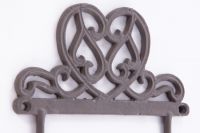 “Madison Park” Heart Design Toilet Roll Holder  “Madison Park” Heart Design Toilet Roll Holder