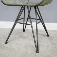 Close-up of the Metal Legs on the Chair Close-up of the Metal Legs on the Chair