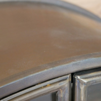 Close-up of the rustic Finish on the Top of the Cabinet Close-up of the rustic Finish on the Top of the Cabinet