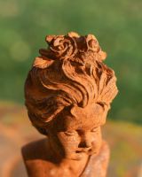 Rustic Finish Garden Sculpture