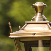 Antique Brass Dorchester Lamp Post & Lantern Set 2.3m Antique Brass Dorchester Lamp Post & Lantern Set 2.3m