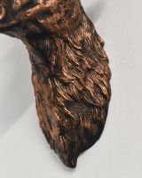 Details On The Bronze Aluminium Stag Head Wall Art 