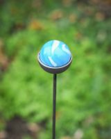 "Aegean" Suncatcher Garden Stake