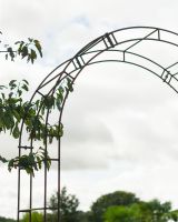 Close up of arch detailing on garden arch Close up of arch detailing on garden arch