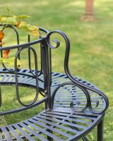 Close up of bench detailing Close up of bench detailing