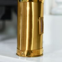 Close up of striker strip on fireside match holder