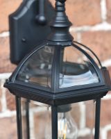 Close up of Traditional "Ramona" Outdoor Top Fix Lantern 