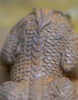 Details of Cast Iron Curious Dragon Sculpture