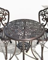 Close Up Of Decorative Garden Table