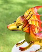 Close up of Wyrmling sculpture head Close up of Wyrmling sculpture head