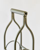 Close up of handle on ’Monticello’ Space Saving Wine Rack - 117cm