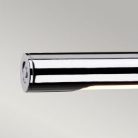 Close Up of Polished Chrome Light 