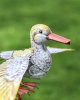 Metal "Flying Duck" Rocking Garden Spike 