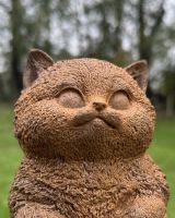 Close up of intricate face detail on Rustic Cast Iron "Kehlani" the Kitten Sculpture Close up of intricate face detail on Rustic Cast Iron "Kehlani" the Kitten Sculpture