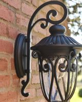 Close Up Of The Traditional Top Fix Wall Light