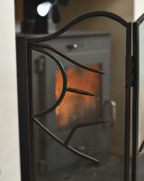 Close Up Of The Design From Ornate Burfleld Fire Guard 