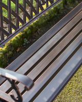 Close Up Of The Traditional Copper Finish On The Snowshill Bench