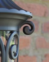 Close Up Of The Design On The Ornate Wall Light