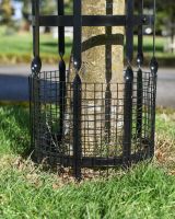 Details Ob The Beeston Tree Guard Crafted From Wrought Iron