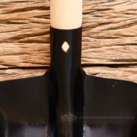 Close Up of Wooden Shovel Handle