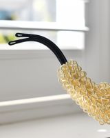 close up of tail detail on recycled cockerel sculpture