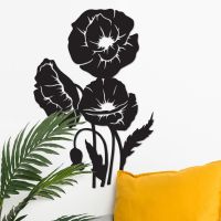 Cluster of Poppies Wall Art in Situ in the Sitting Room Cluster of Poppies Wall Art in Situ in the Sitting Room