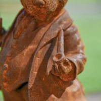 Close up of Hare & Pipe 